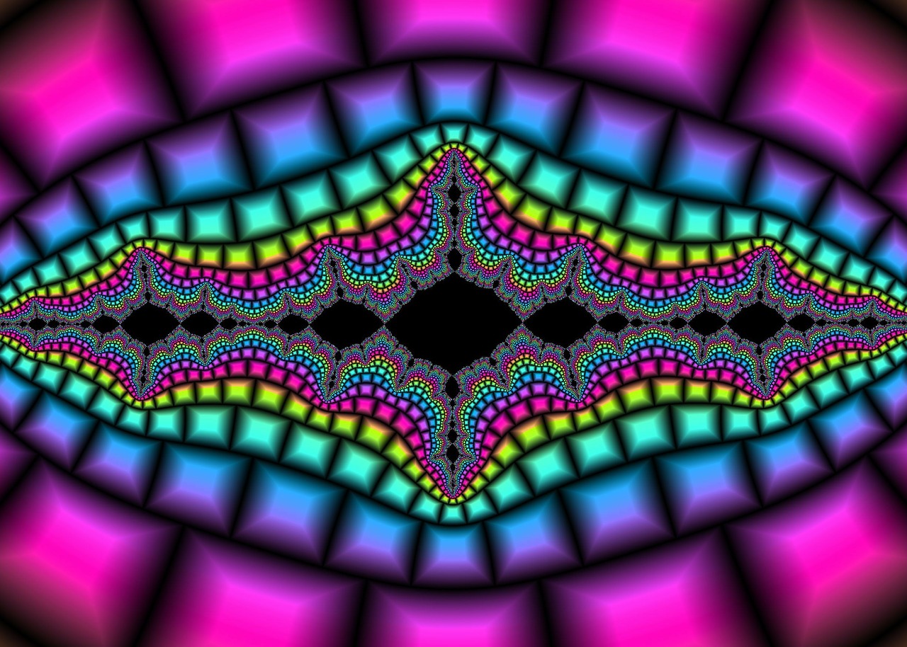 fractal art artwork free photo