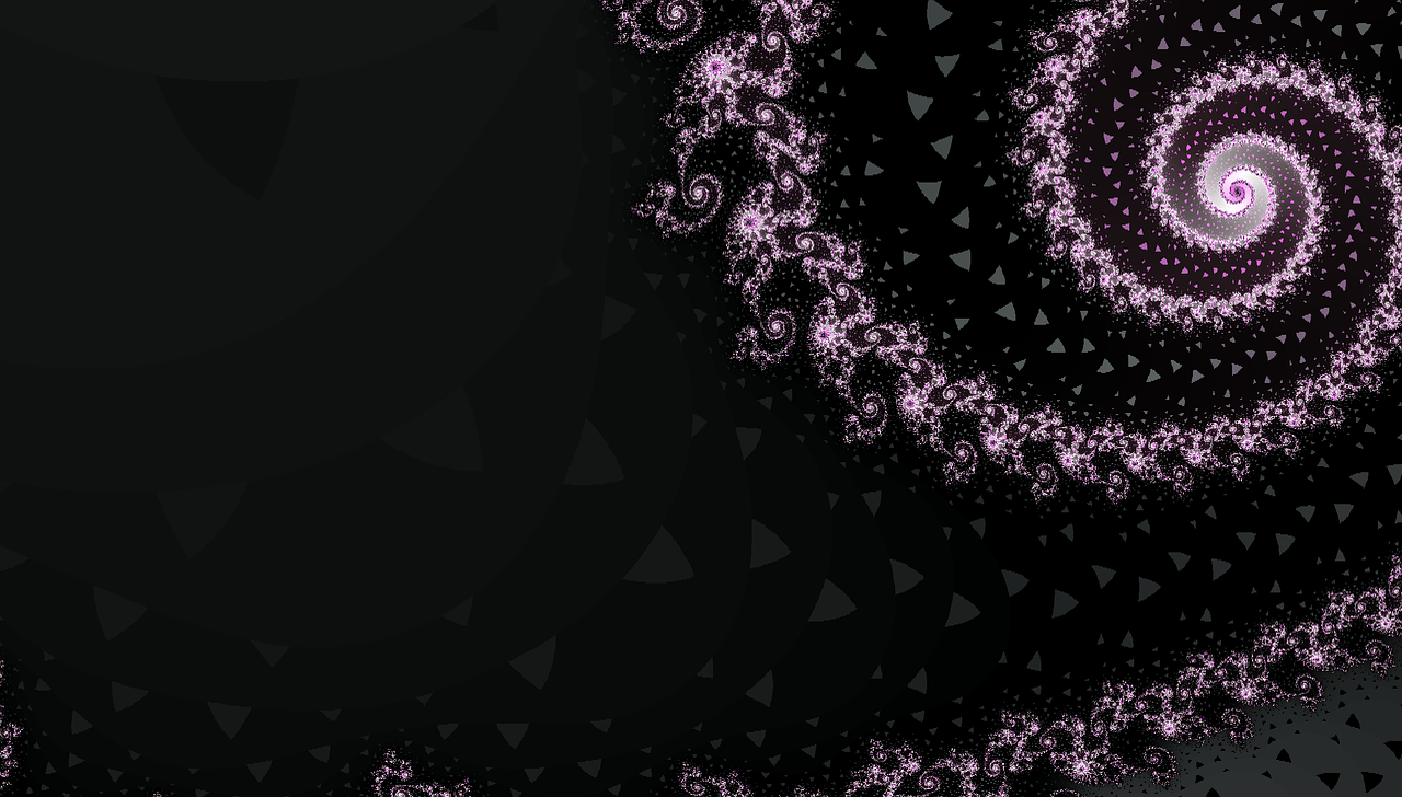 fractal spiral purple free photo