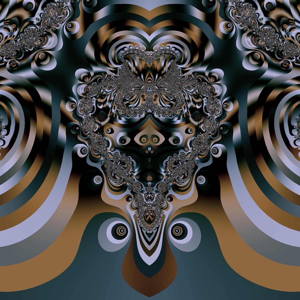 fractal art artwork free photo