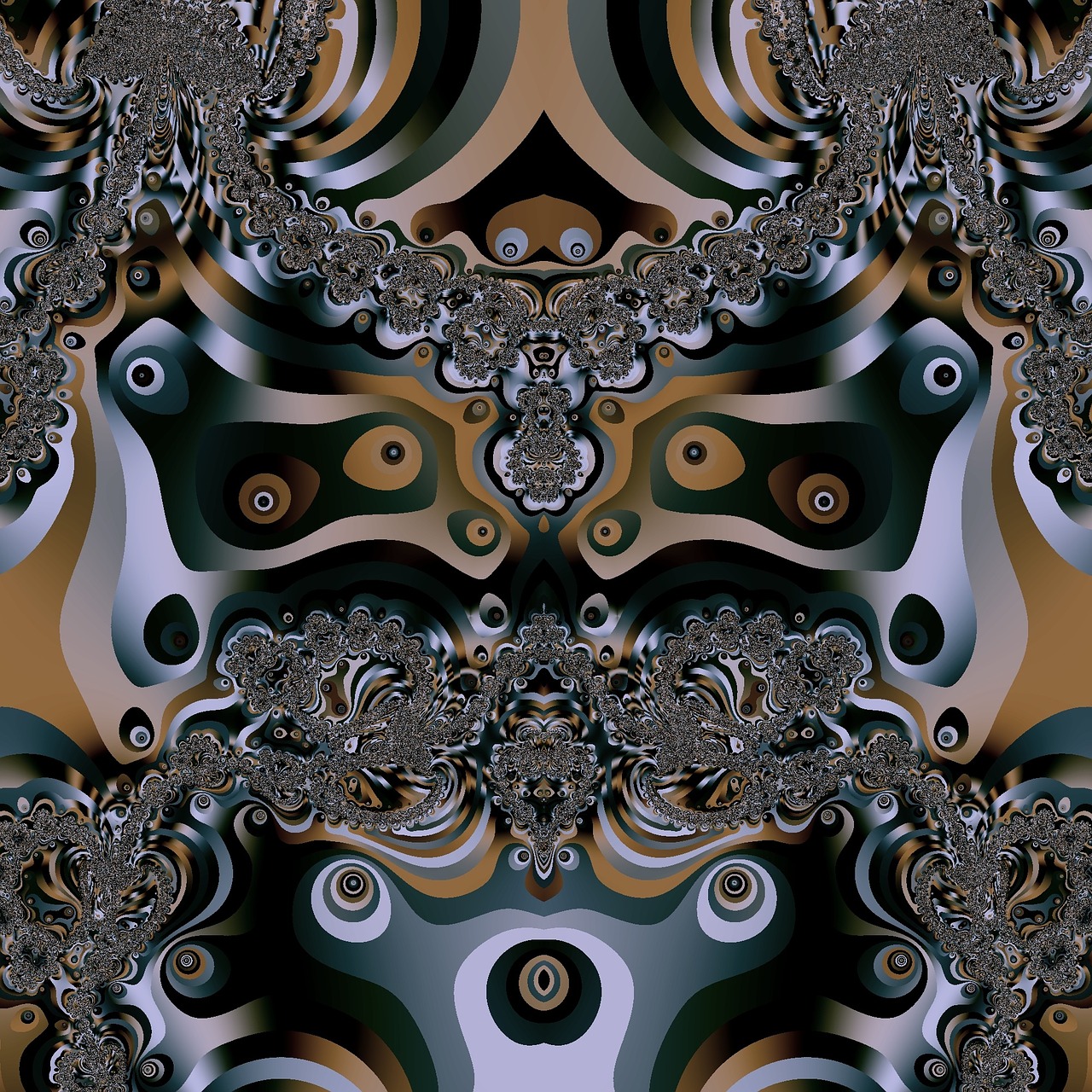 fractal art artwork free photo