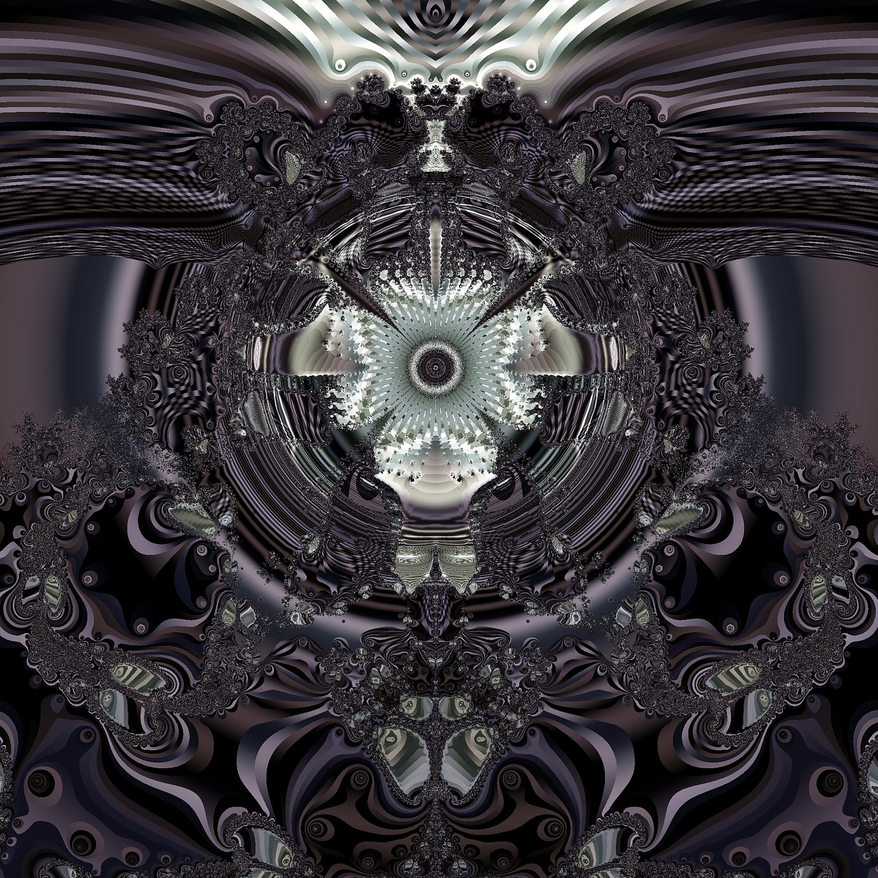 fractal art artwork free photo