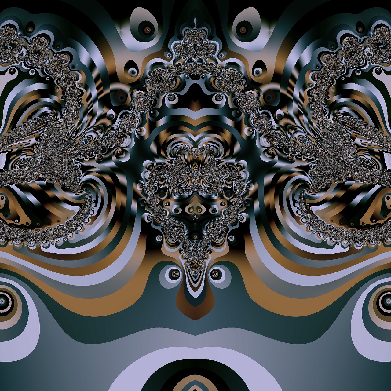 fractal art artwork free photo