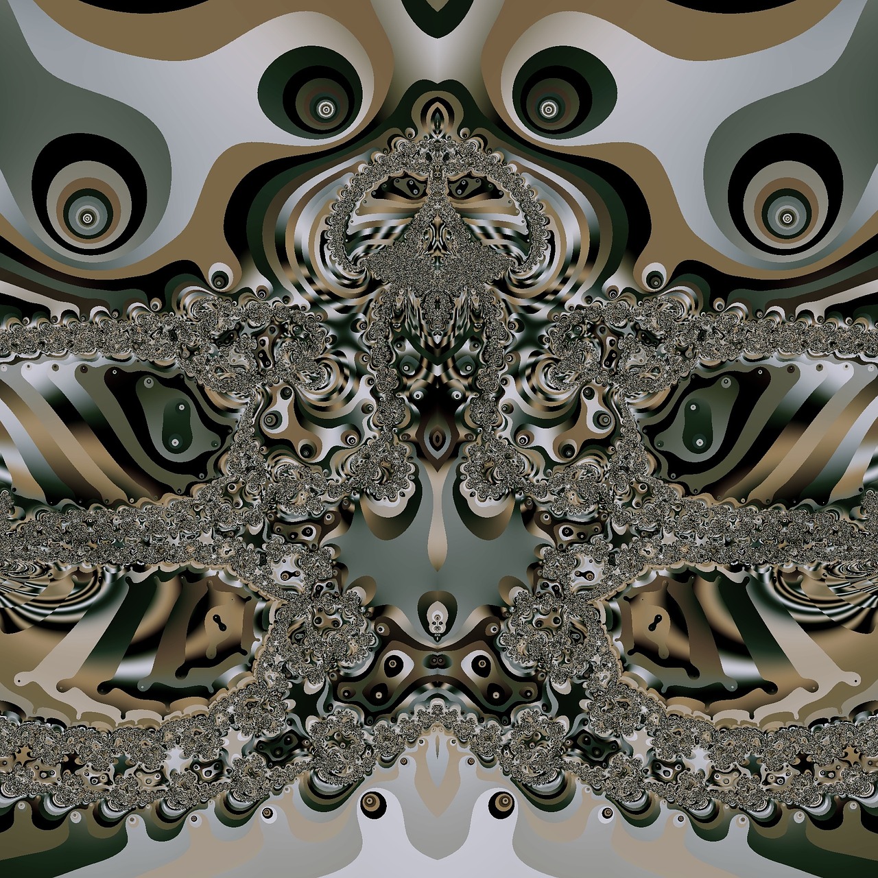 fractal art artwork free photo