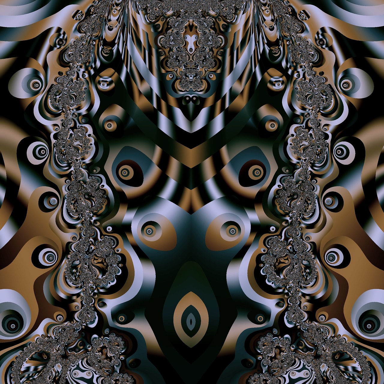 fractal art artwork free photo