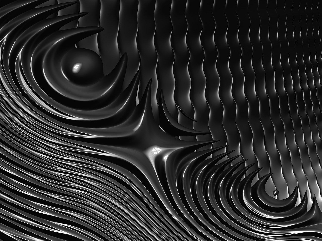 fractal mathematics abstract free photo