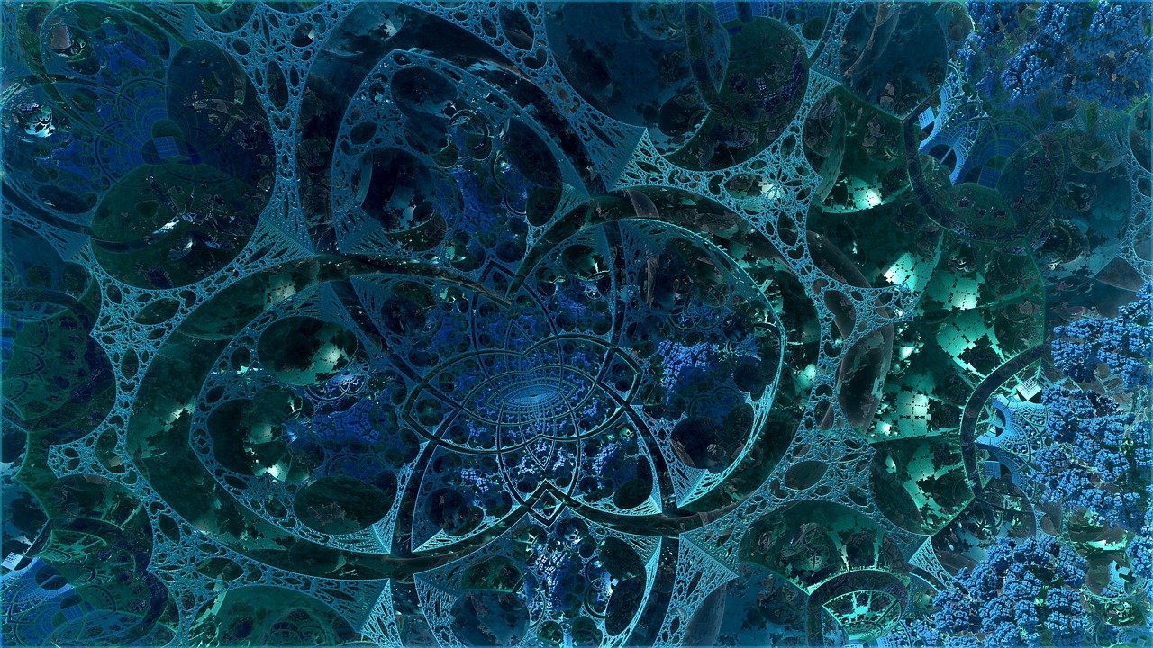 fractal ornament virtual landscape free photo