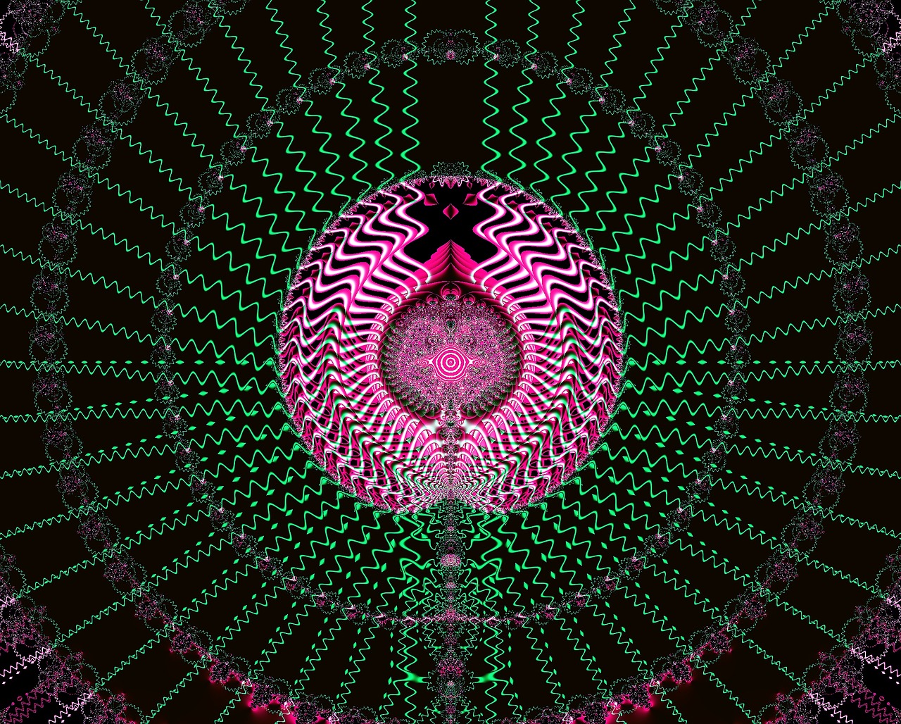 fractal traditional fractal hypnotic free photo