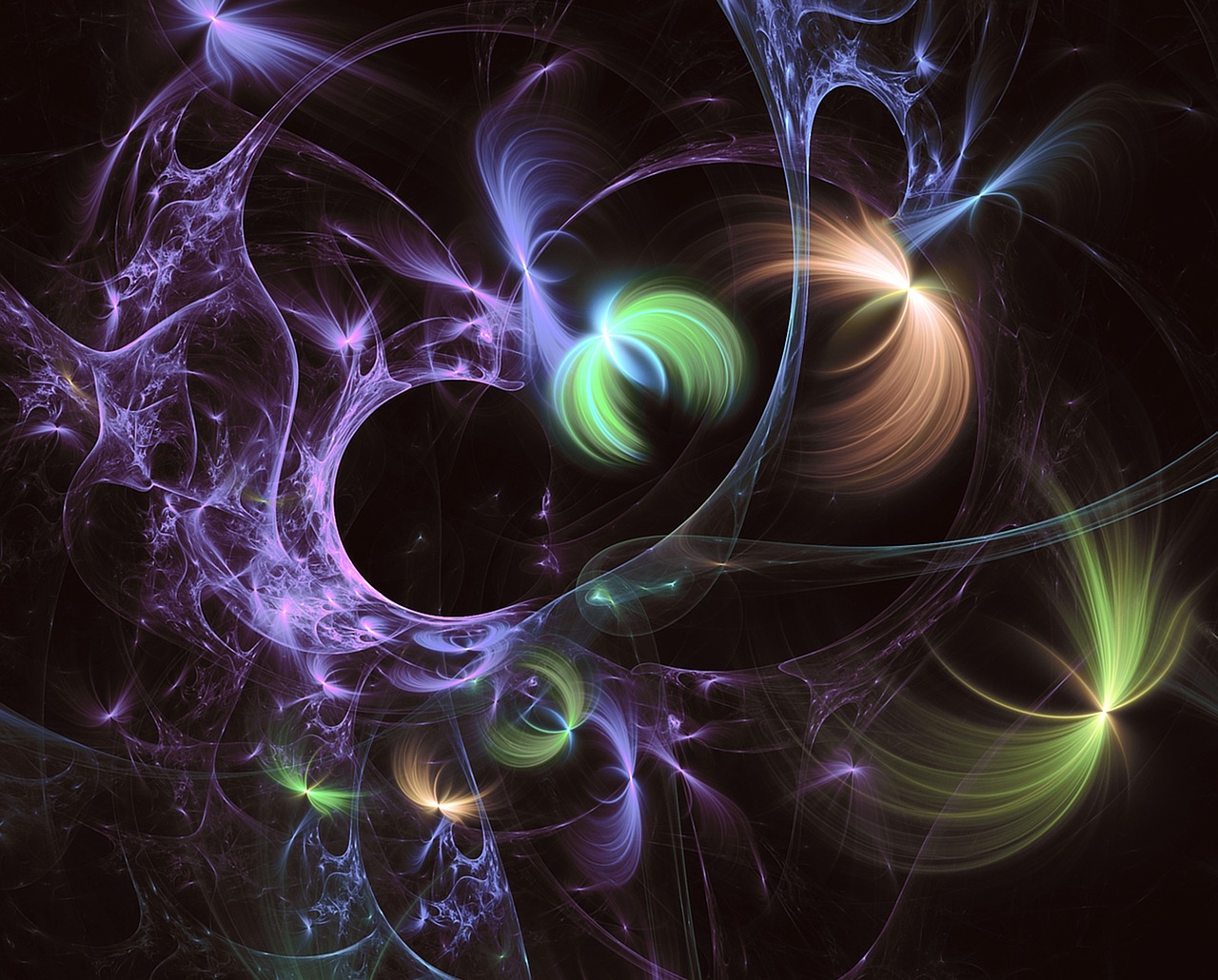 fractal light fractal chaos free photo