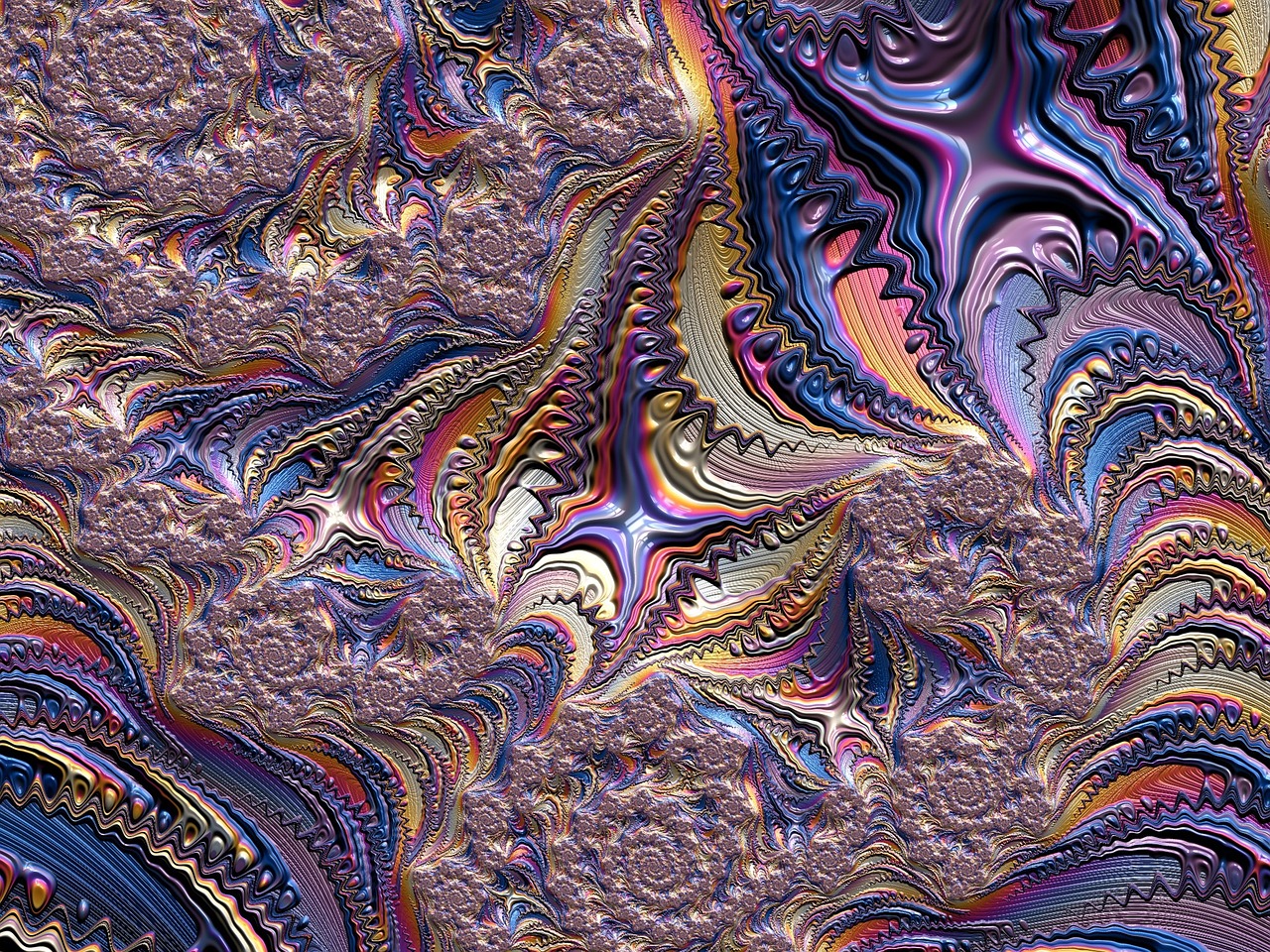 fractal artwork pattern free photo
