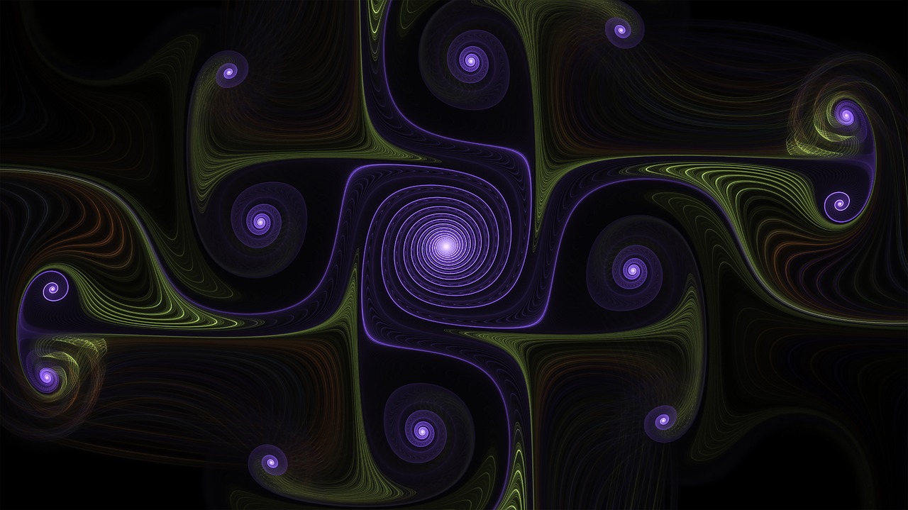 fractal colors pattern free photo