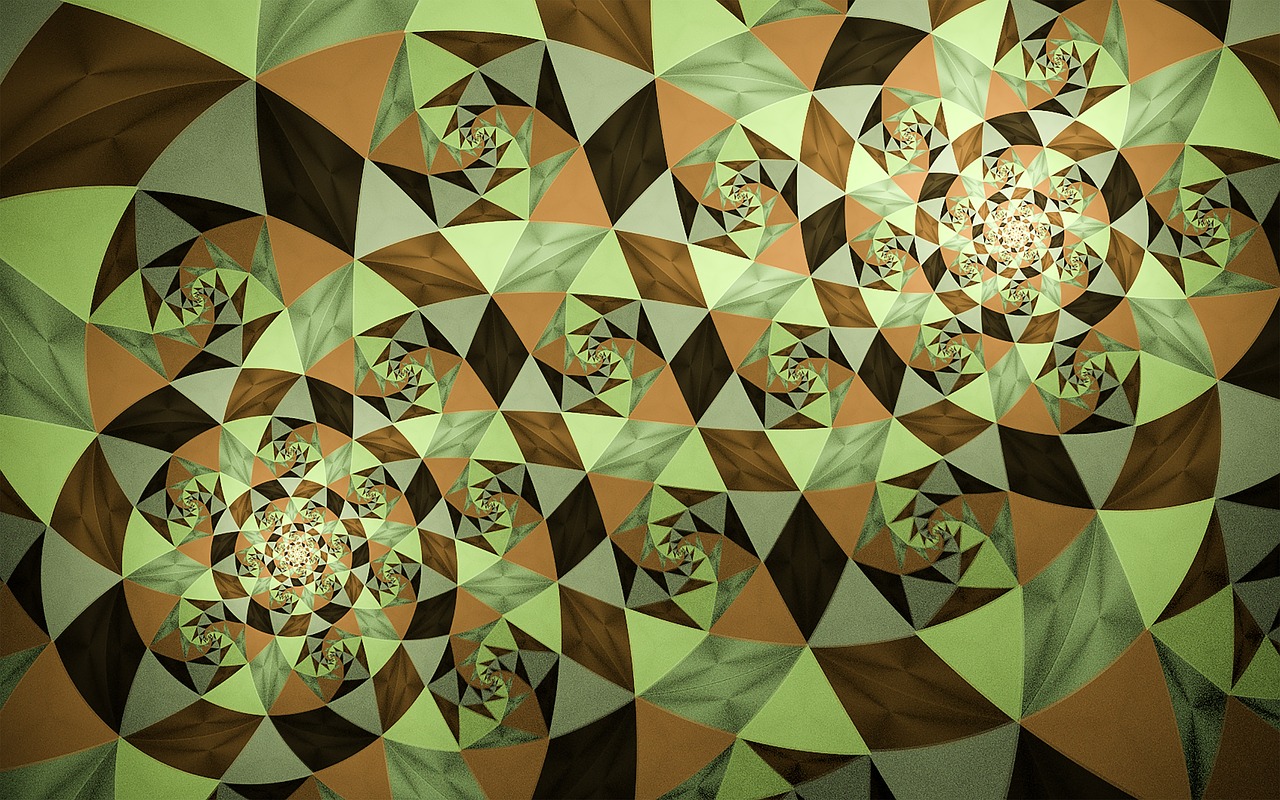 fractal mosaic abstract free photo