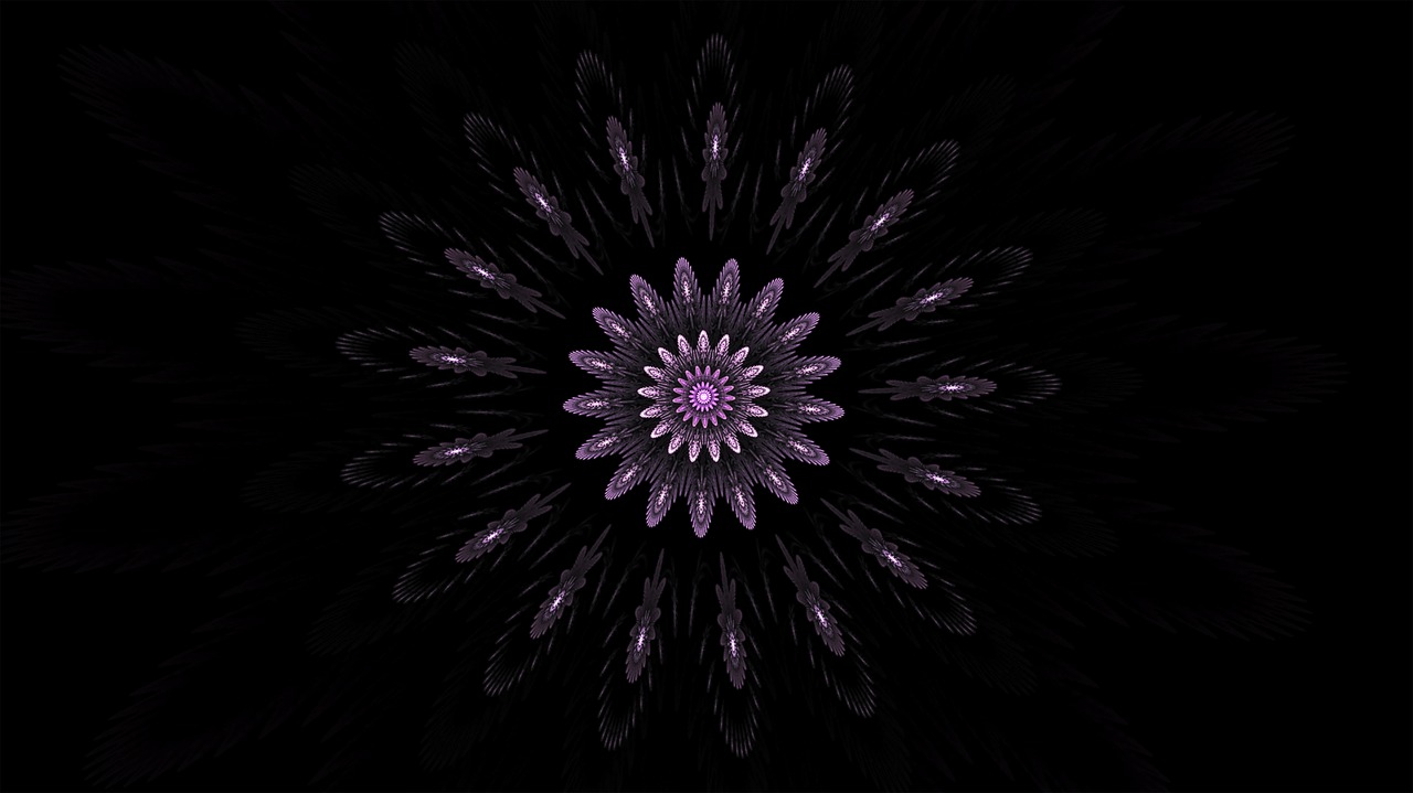 fractal mandala delicate free photo