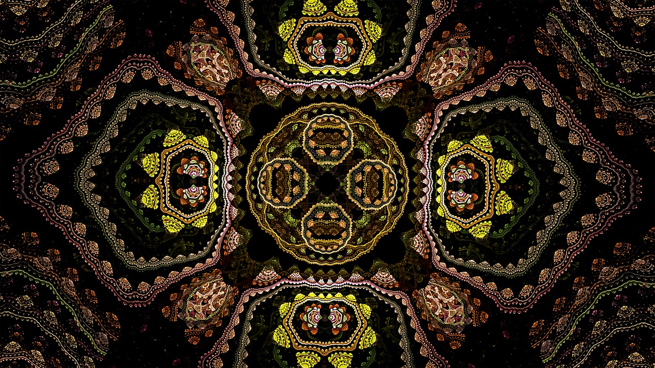 fractal fractal art texture free photo