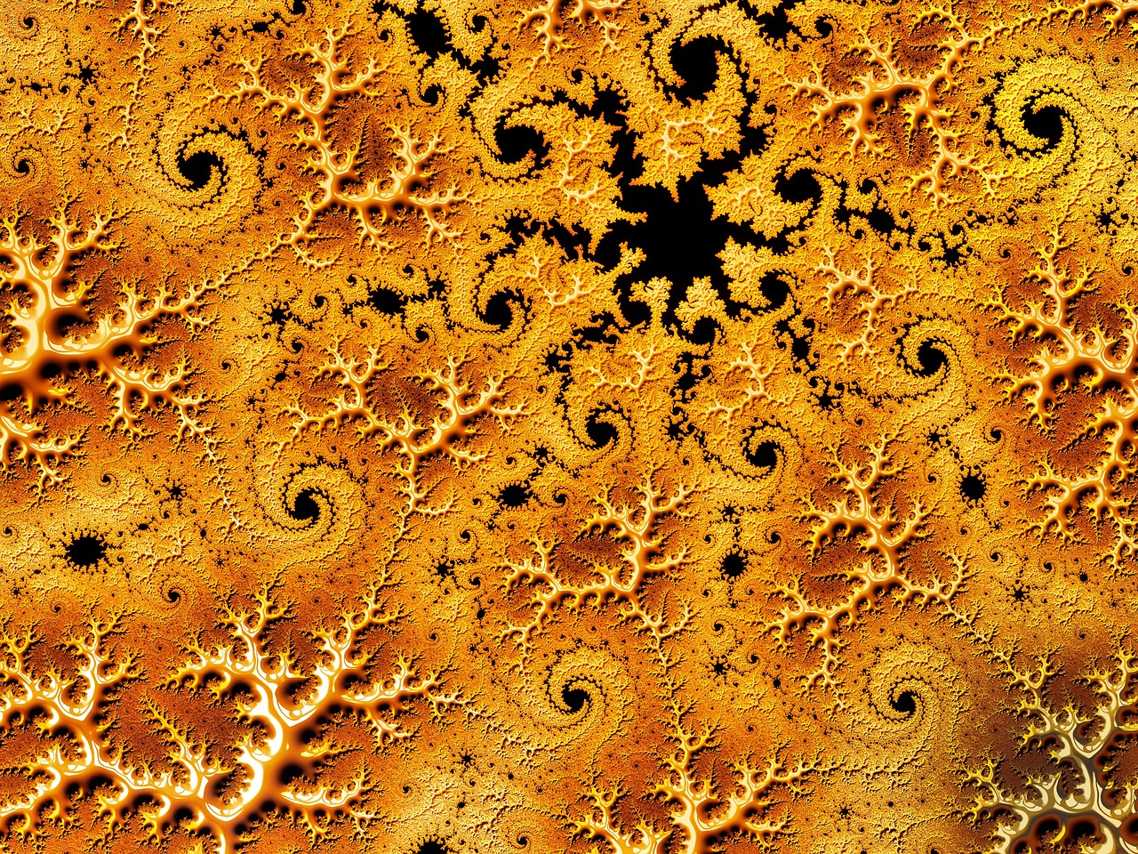 fractal pattern spiral free photo