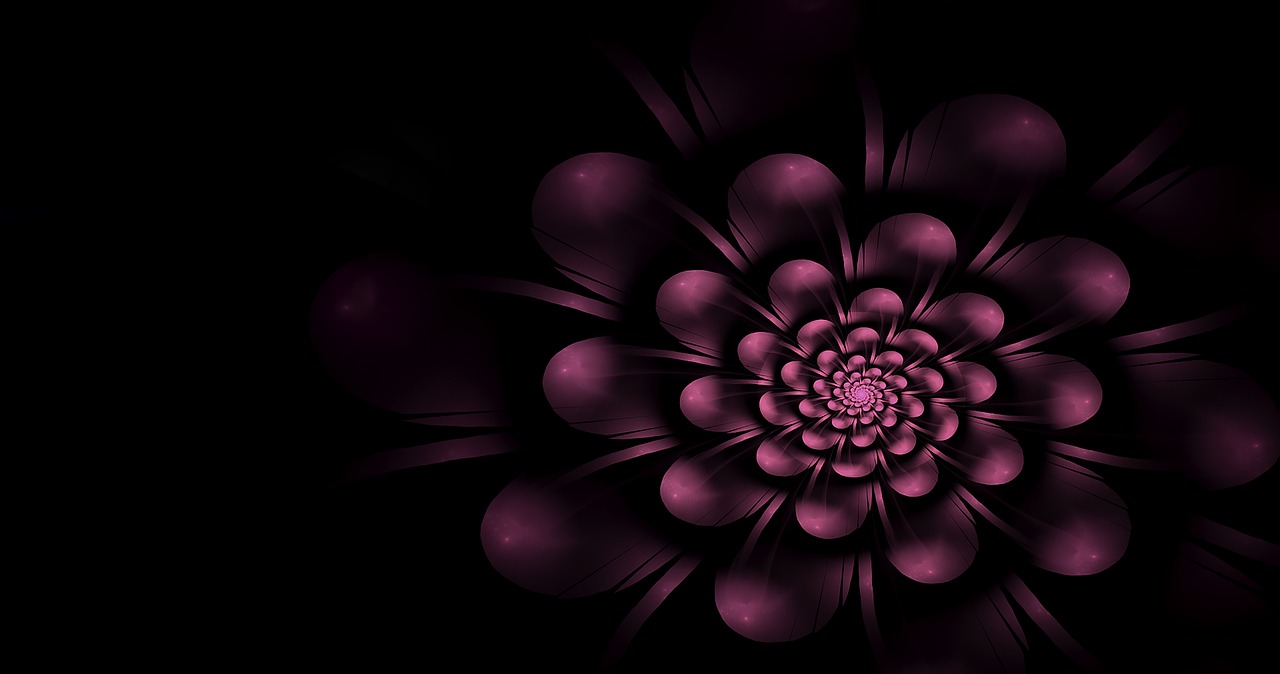 fractal flower lilac free photo