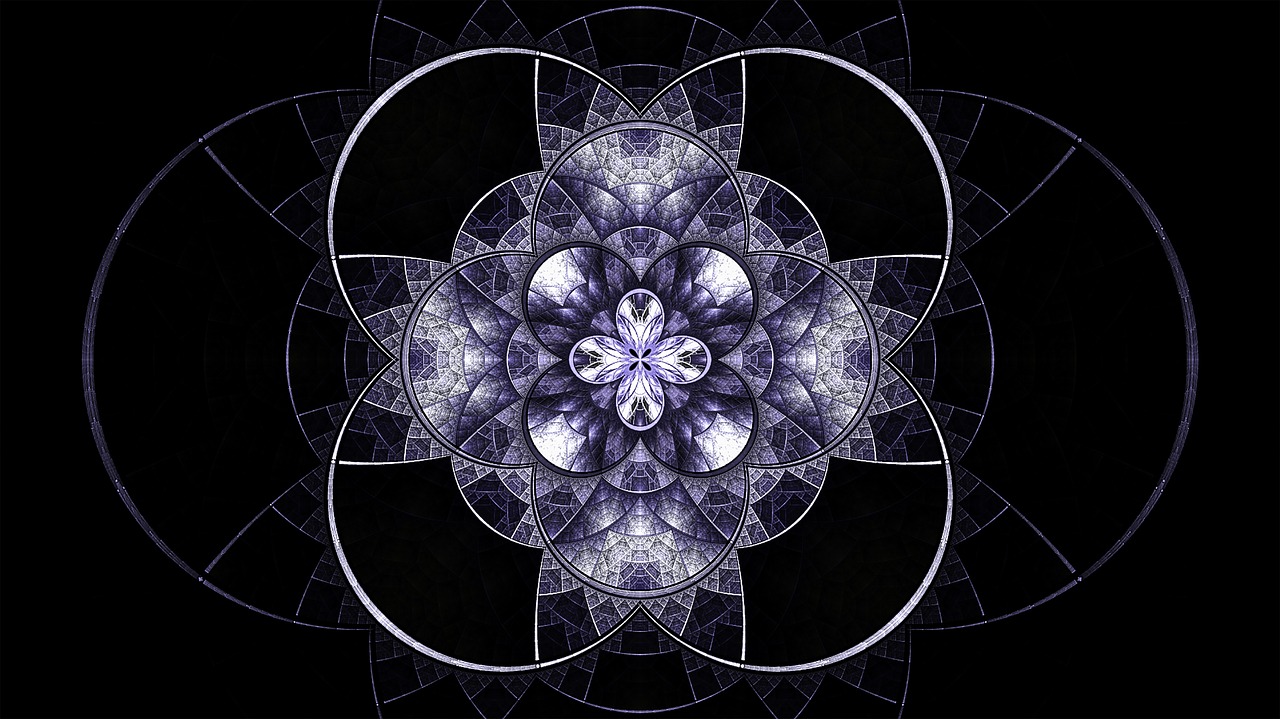 fractal blue denim free photo