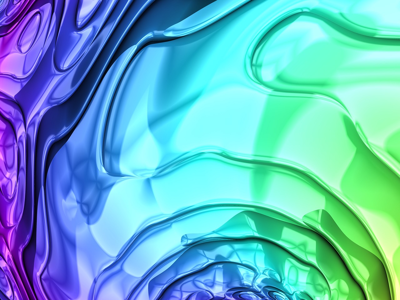 fractal colorful design free photo