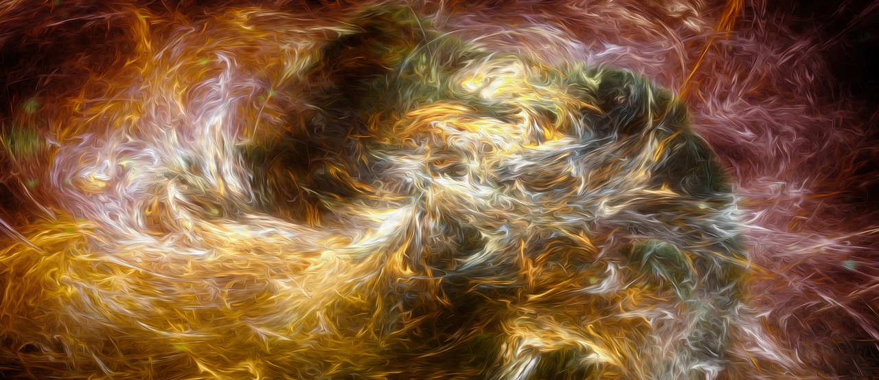 fractal background color free photo