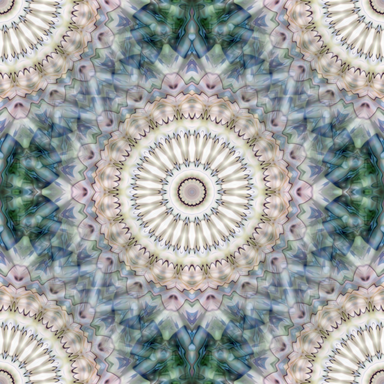 fractal kaleidoscope mandala free photo