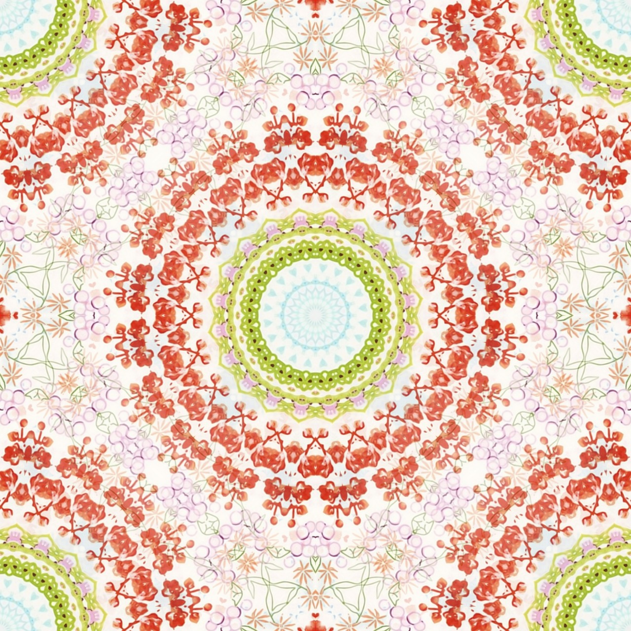 fractal kaleidoscope mandala free photo