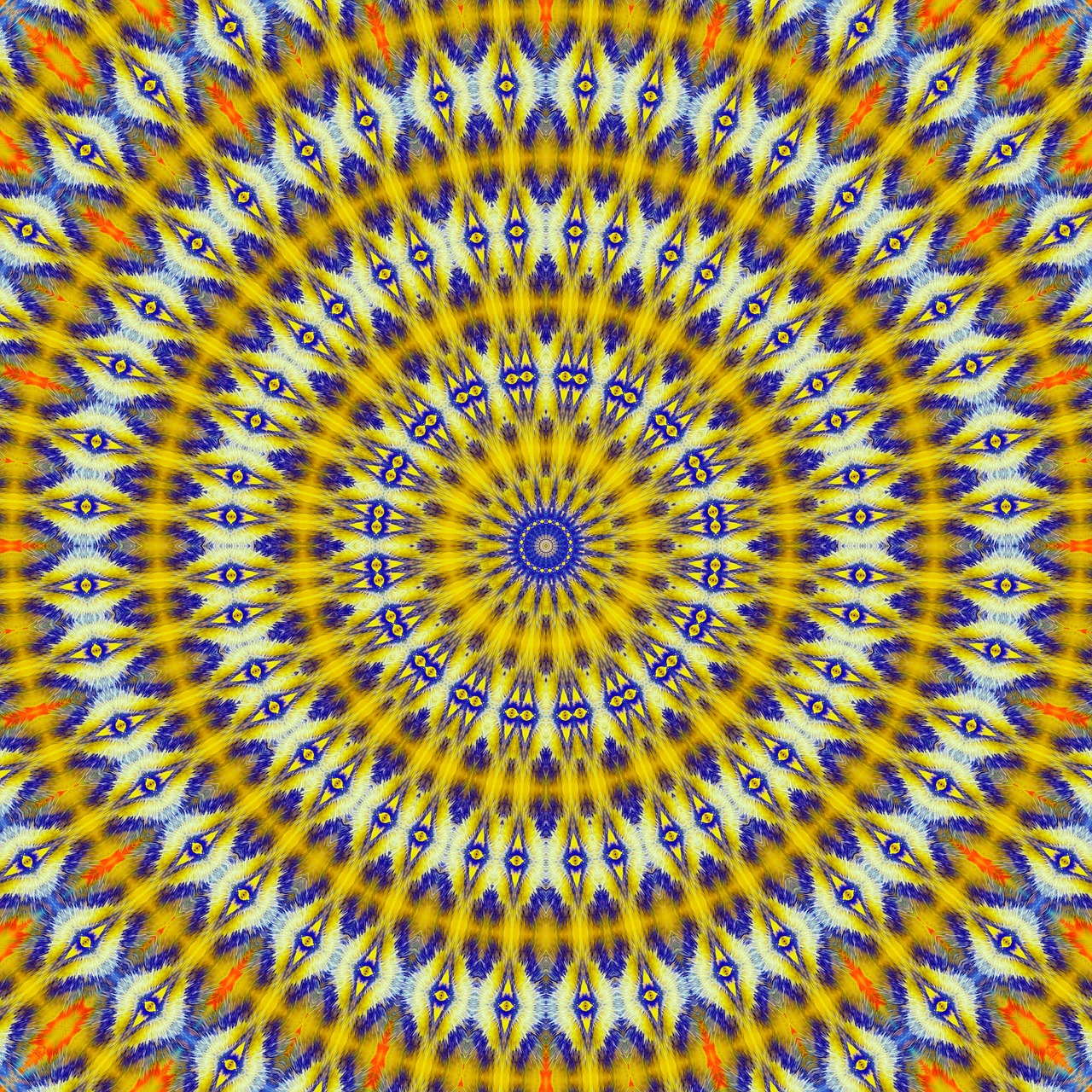 fractal kaleidoscope mandala free photo