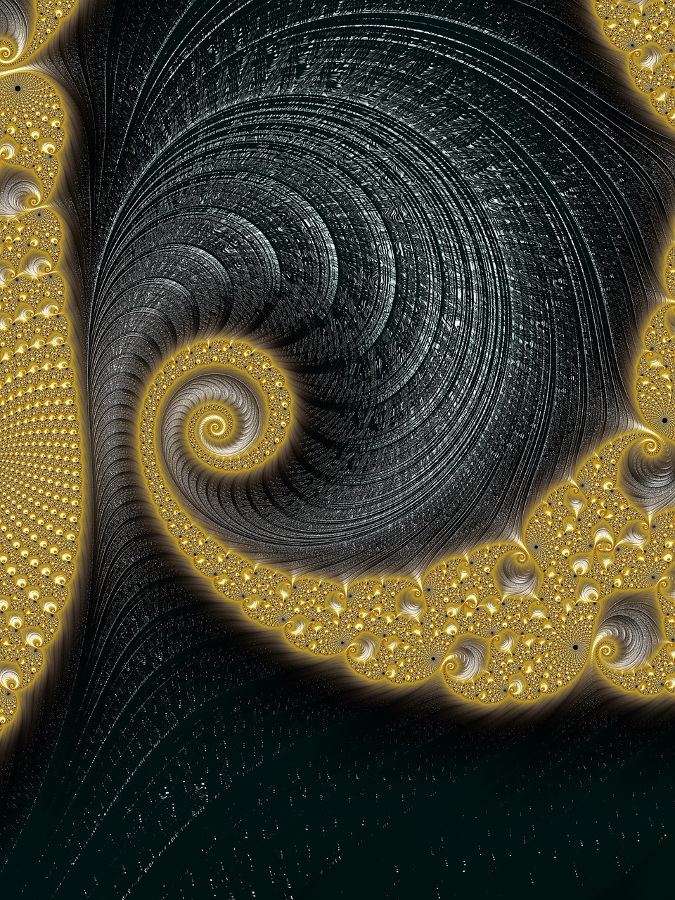 fractal design art free photo