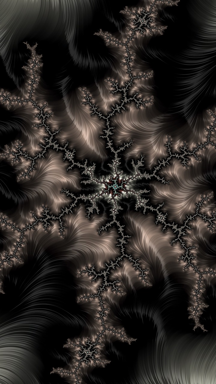 fractal maths design free photo