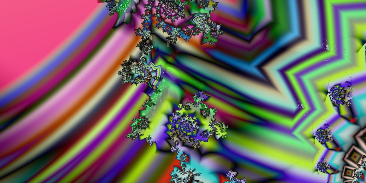 fractal fantastic colorful free photo