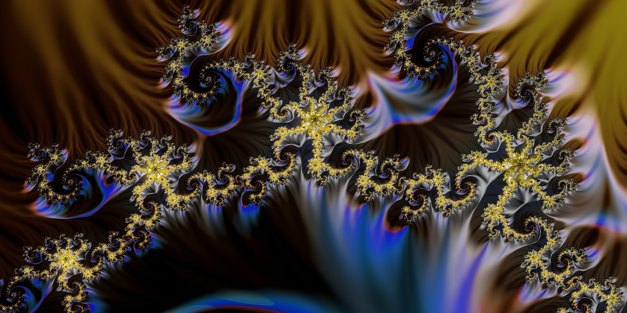 fractal gradient abstract free photo