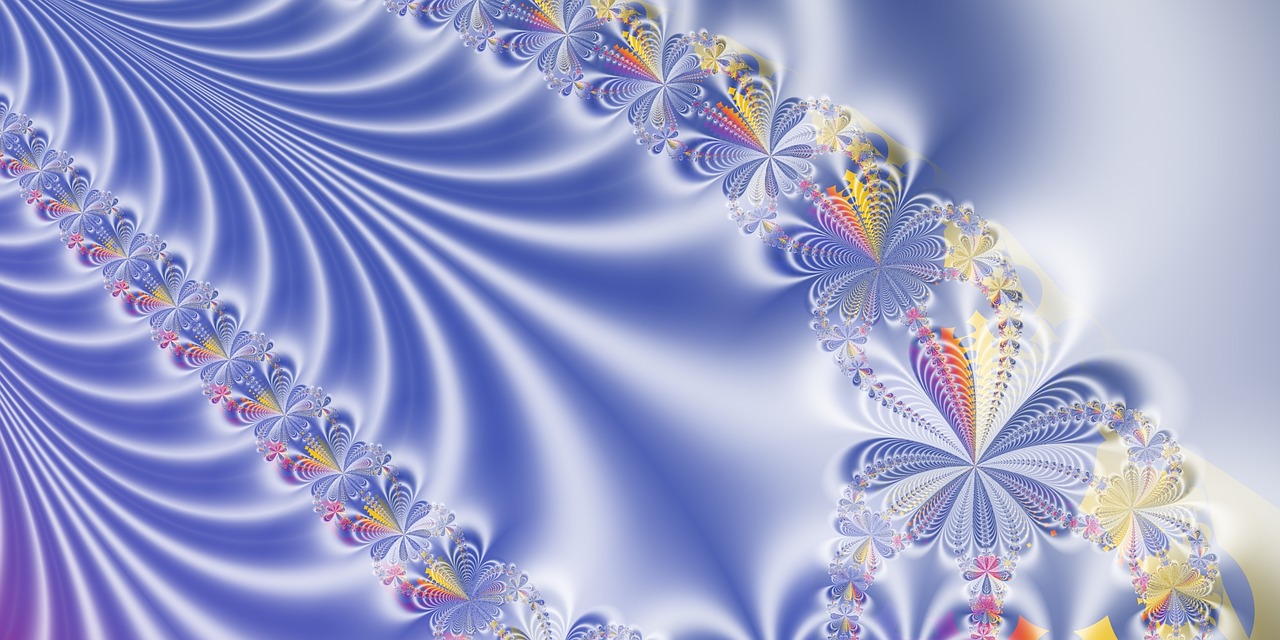 fractal gradient colorful free photo