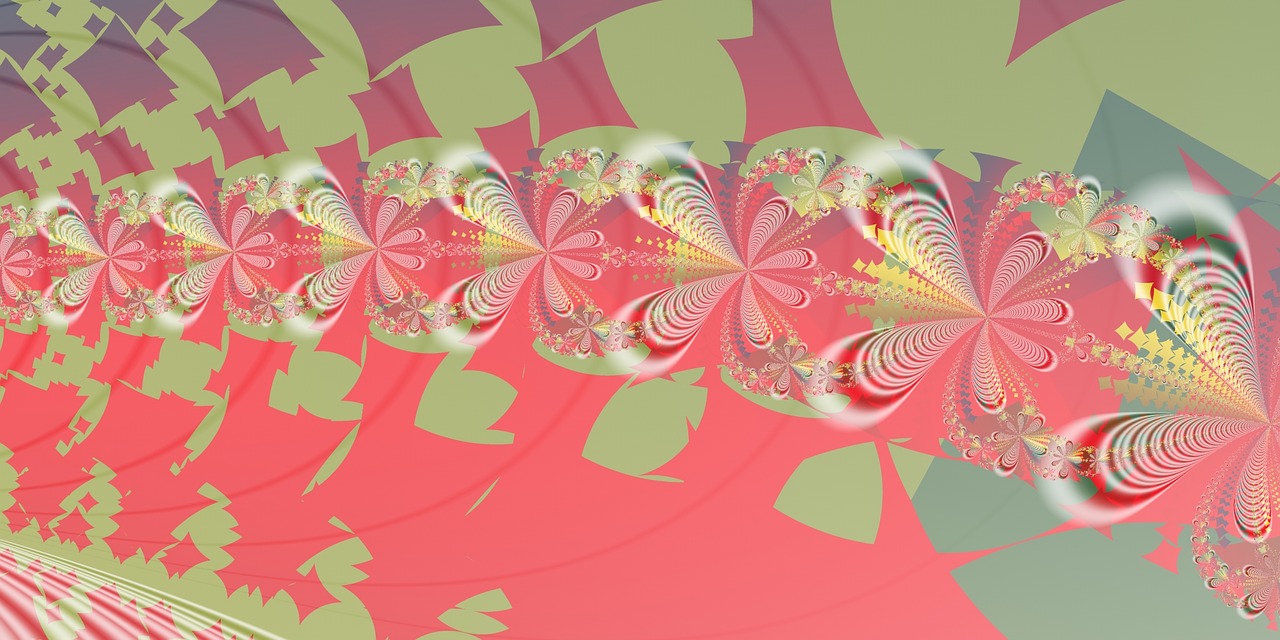 fractal gradient colorful free photo