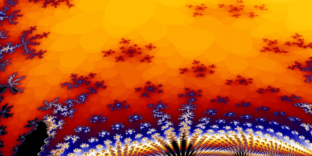 fractal gradient colorful free photo