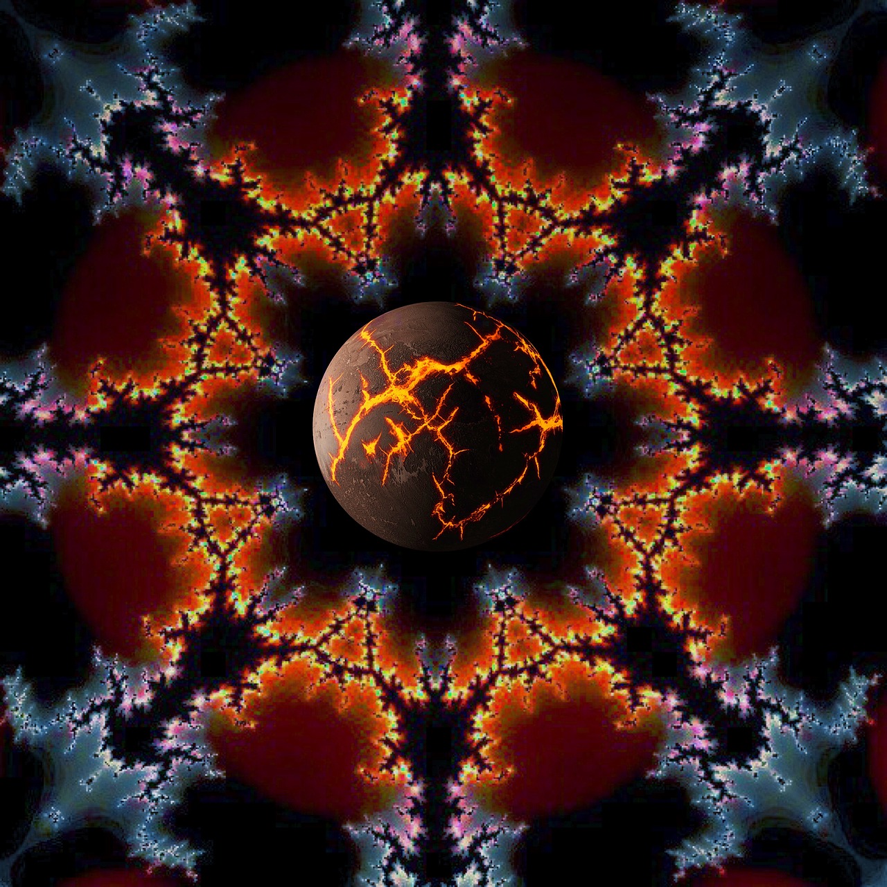 fractal space fantasy free photo