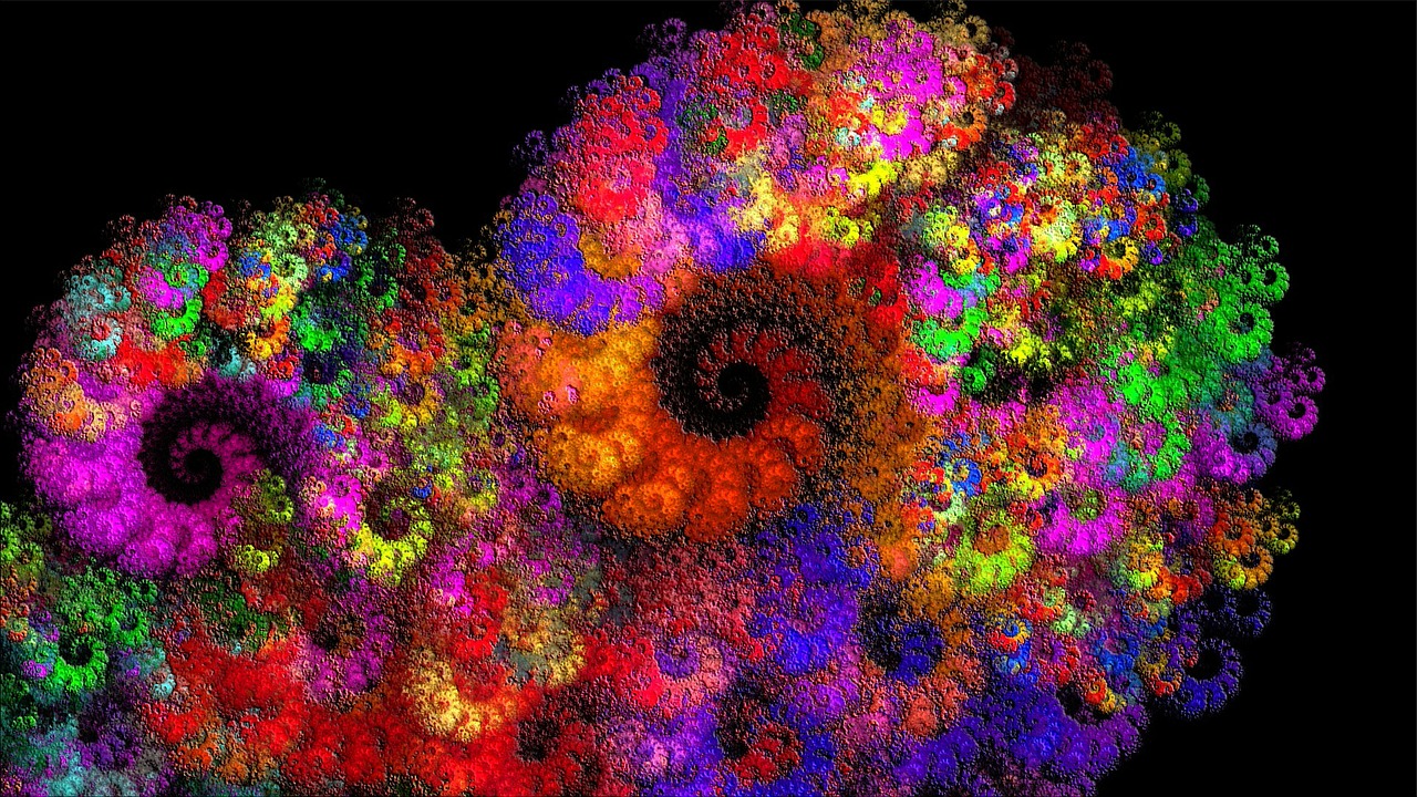 fractal digital art computer graphics free photo