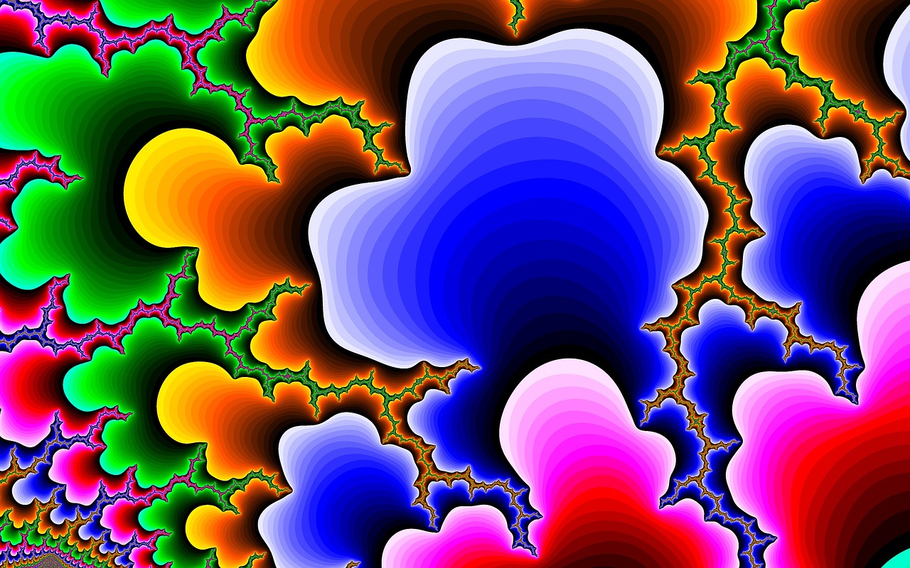 fractal background pattern free photo