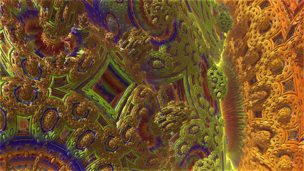 fractal virtual abstract free photo