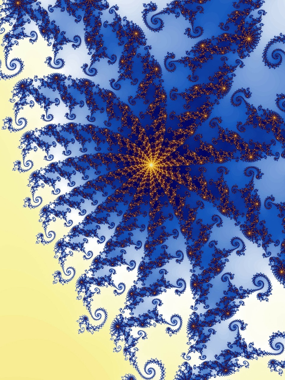 fractal spiral curve free photo