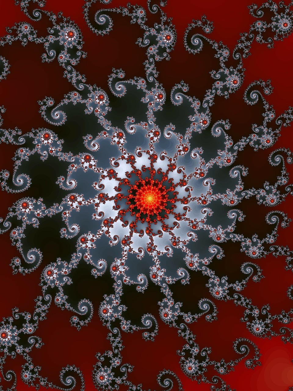 fractal rendering spiral free photo