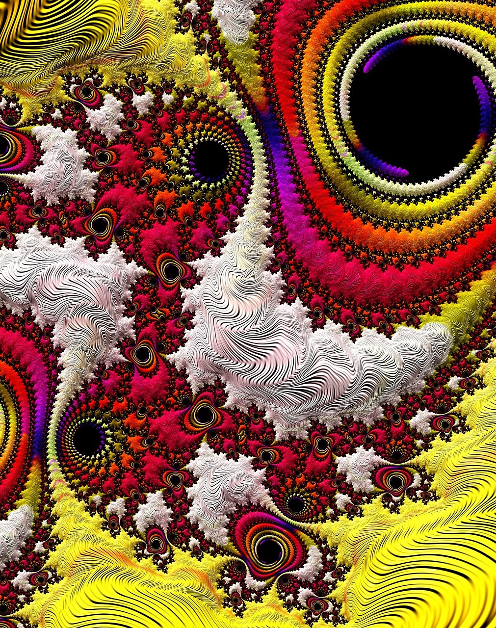 fractal pattern abstract free photo