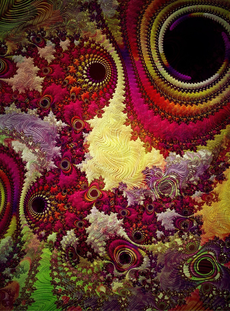 fractal art creative free photo