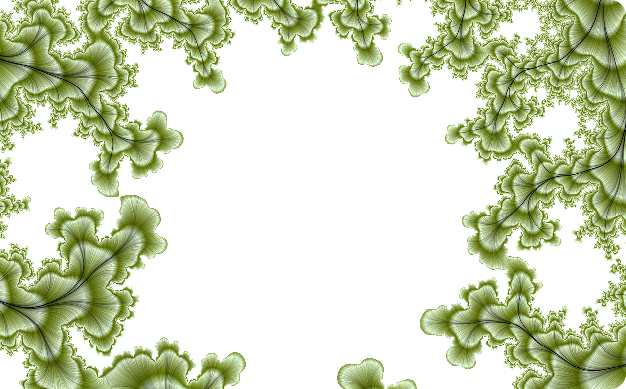 fractal background leaf free photo