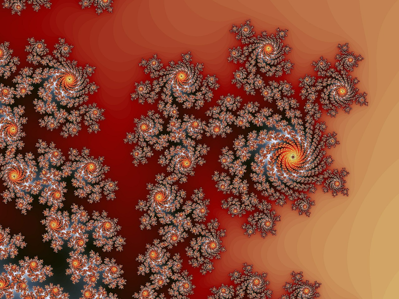 fractal rendering pattern free photo