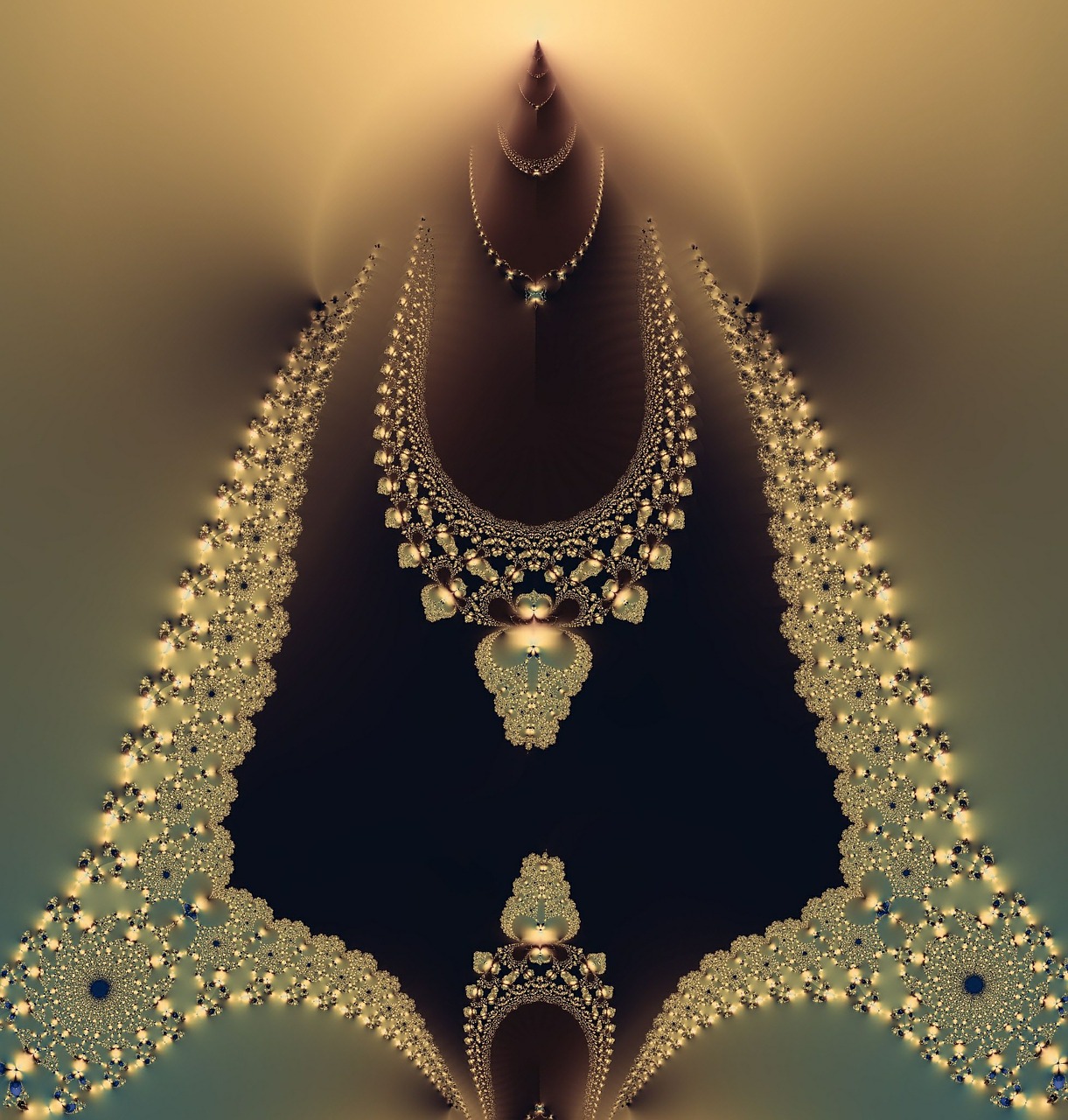 fractal digital art jewelry free photo