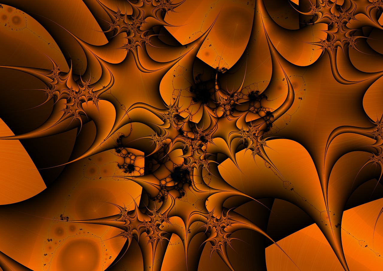 fractal abstract line free photo