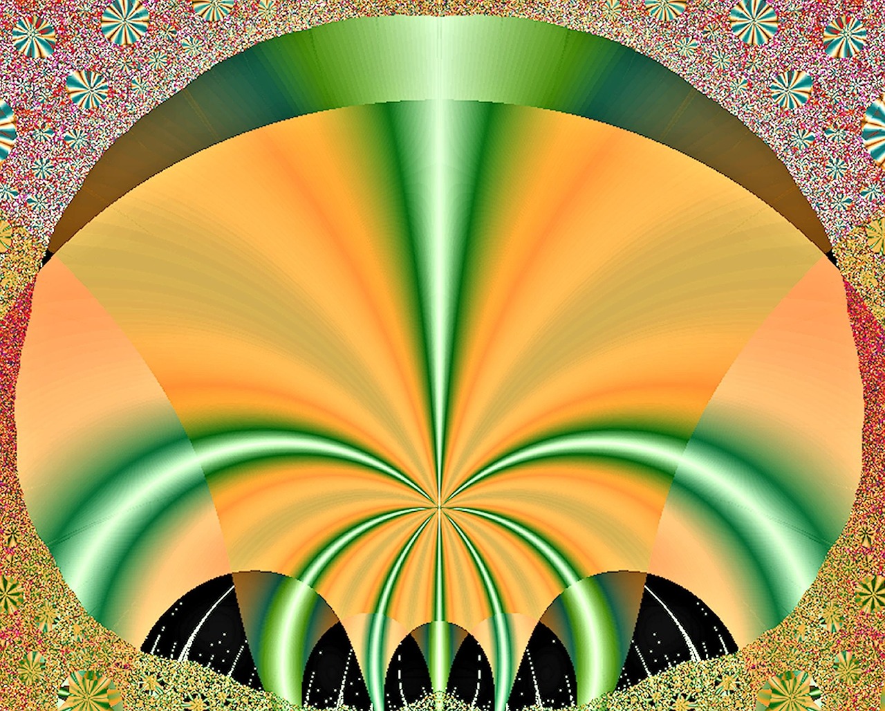 fractal art digital free photo