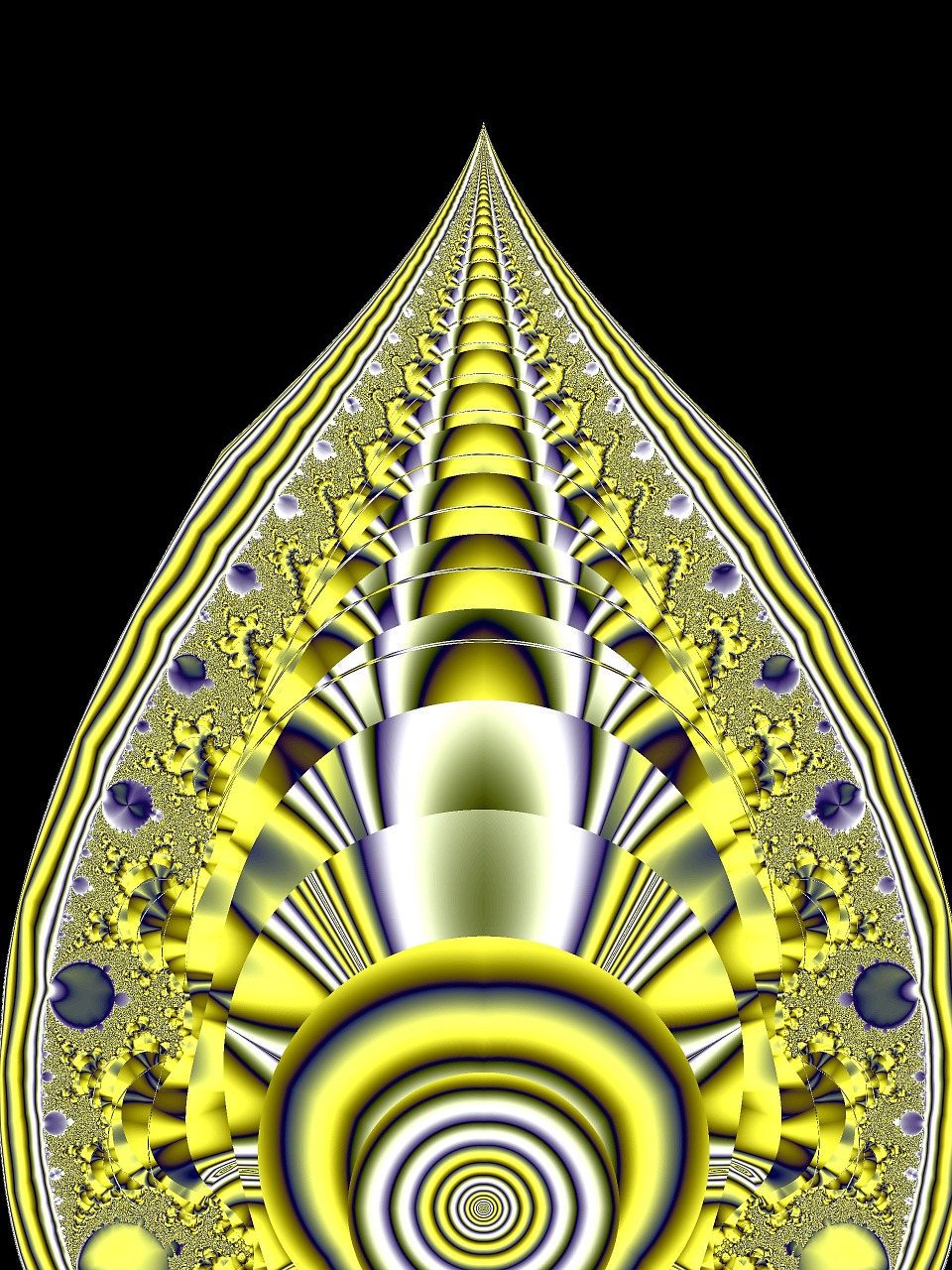 fractal yellow gold free photo