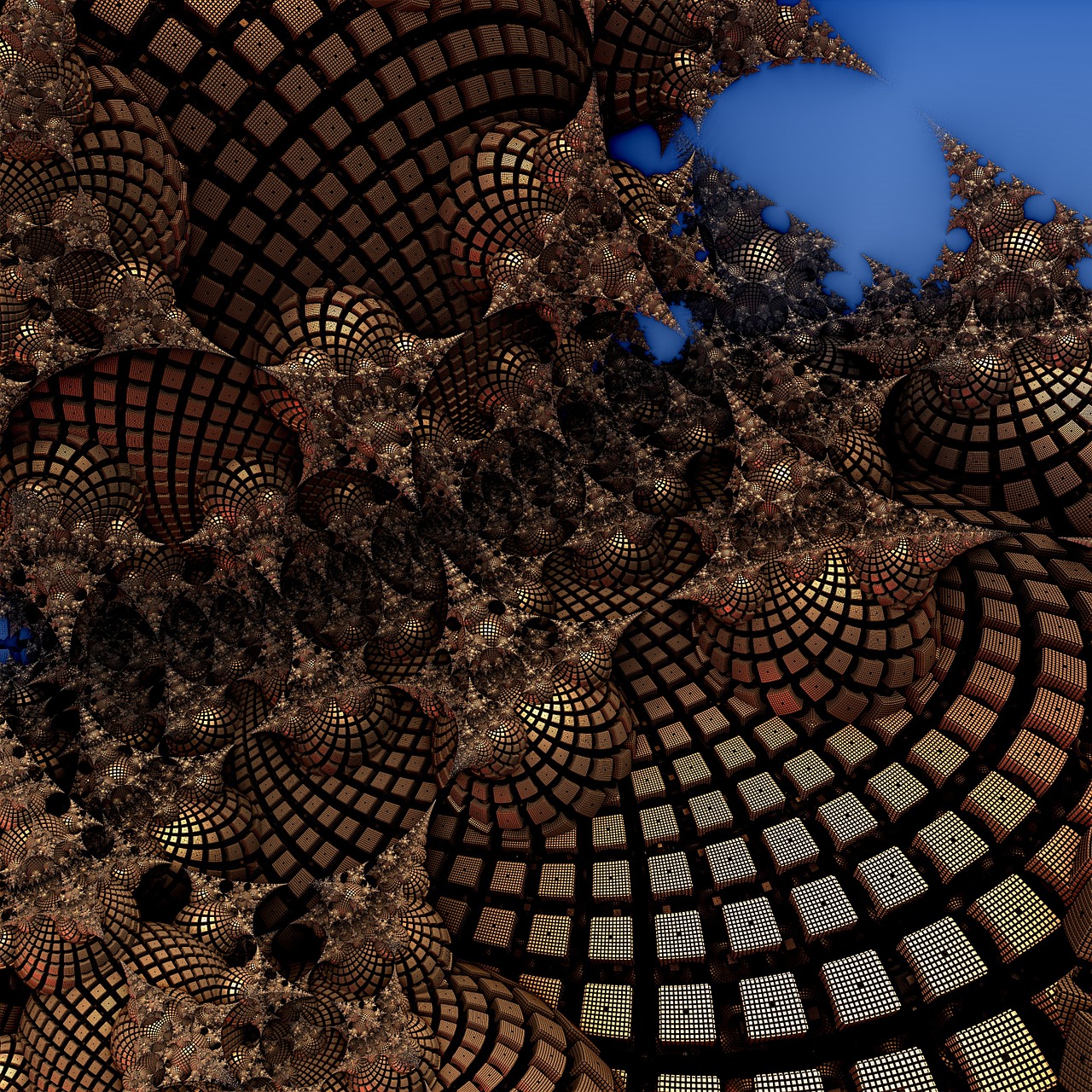 fractal 3d render free photo