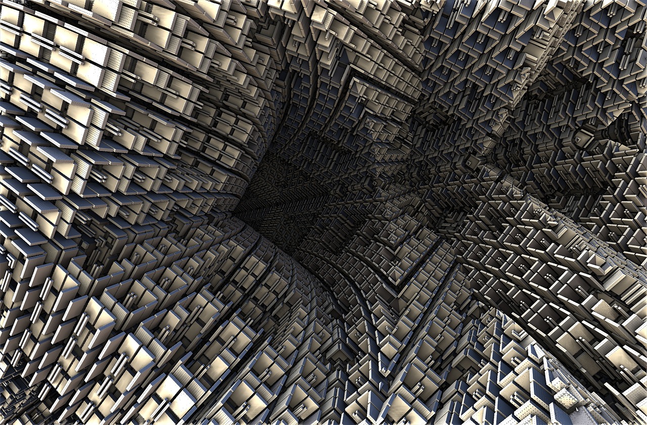 fractal 3d render free photo