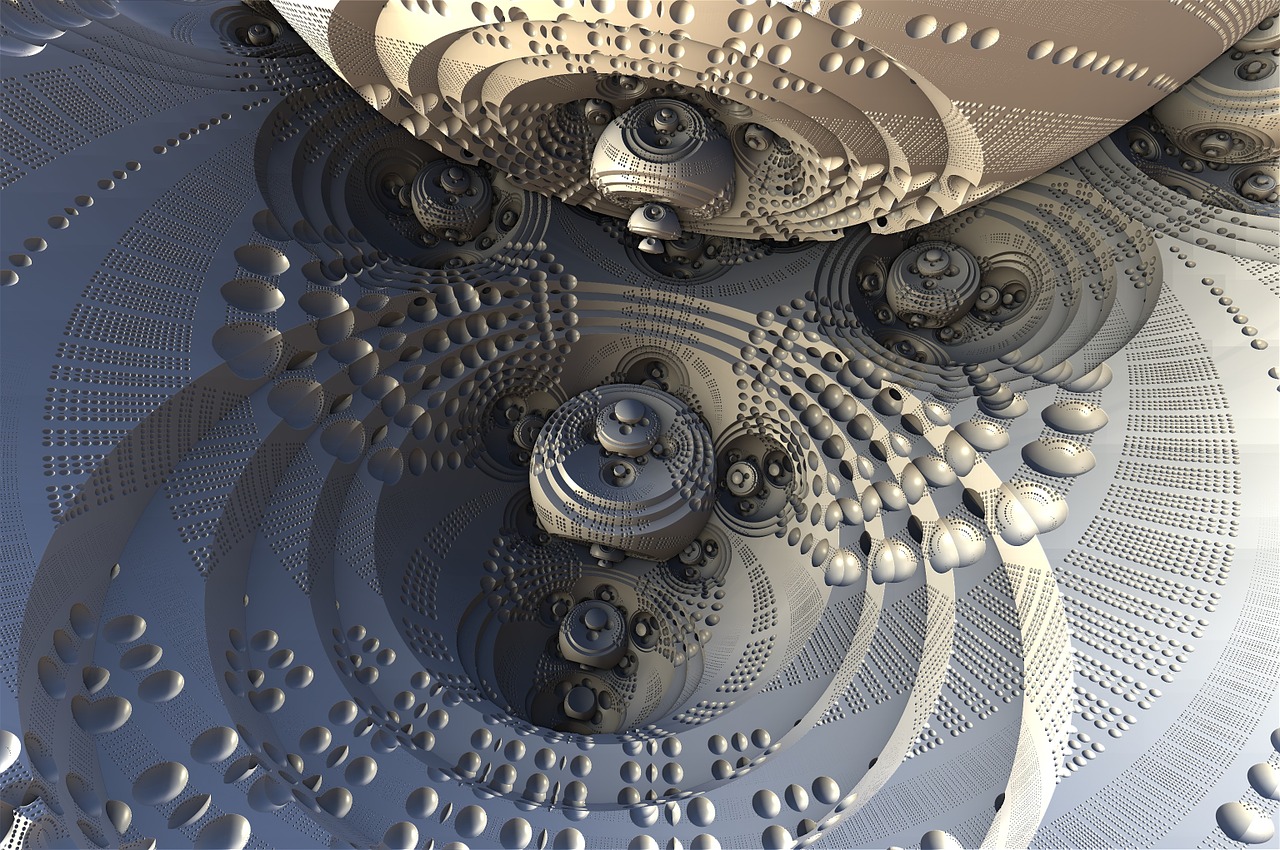 fractal 3d render free photo