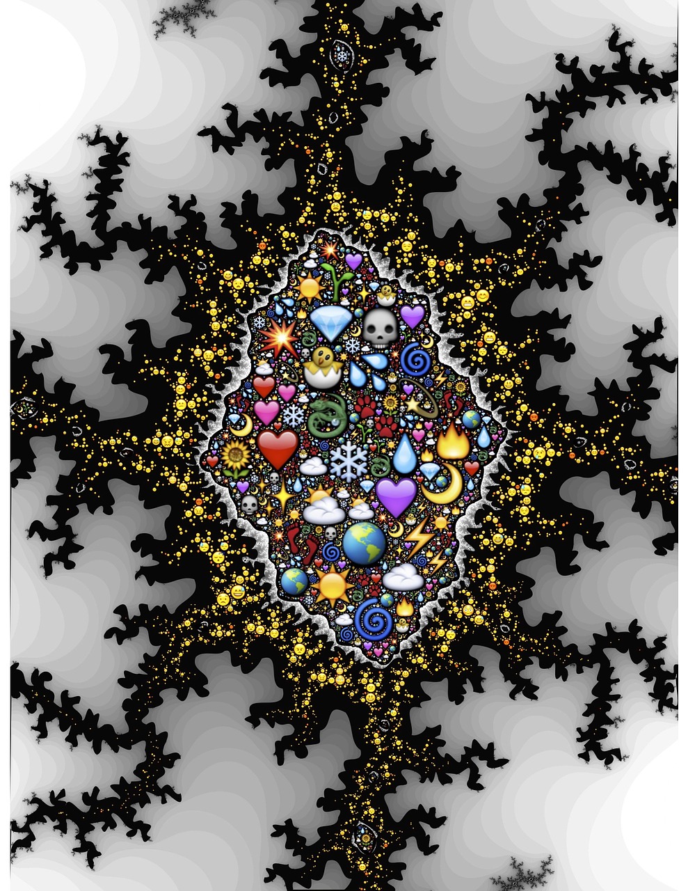 fractal design emoticons free photo